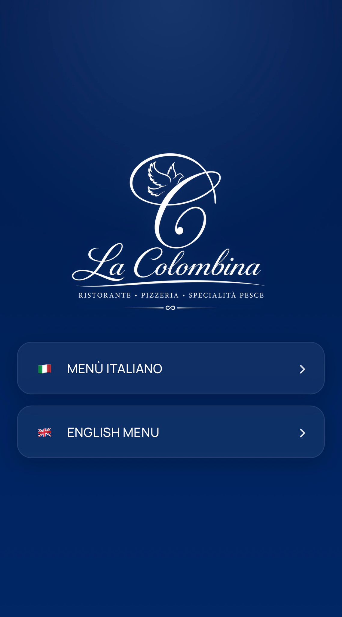 La Colombina — menù digitale