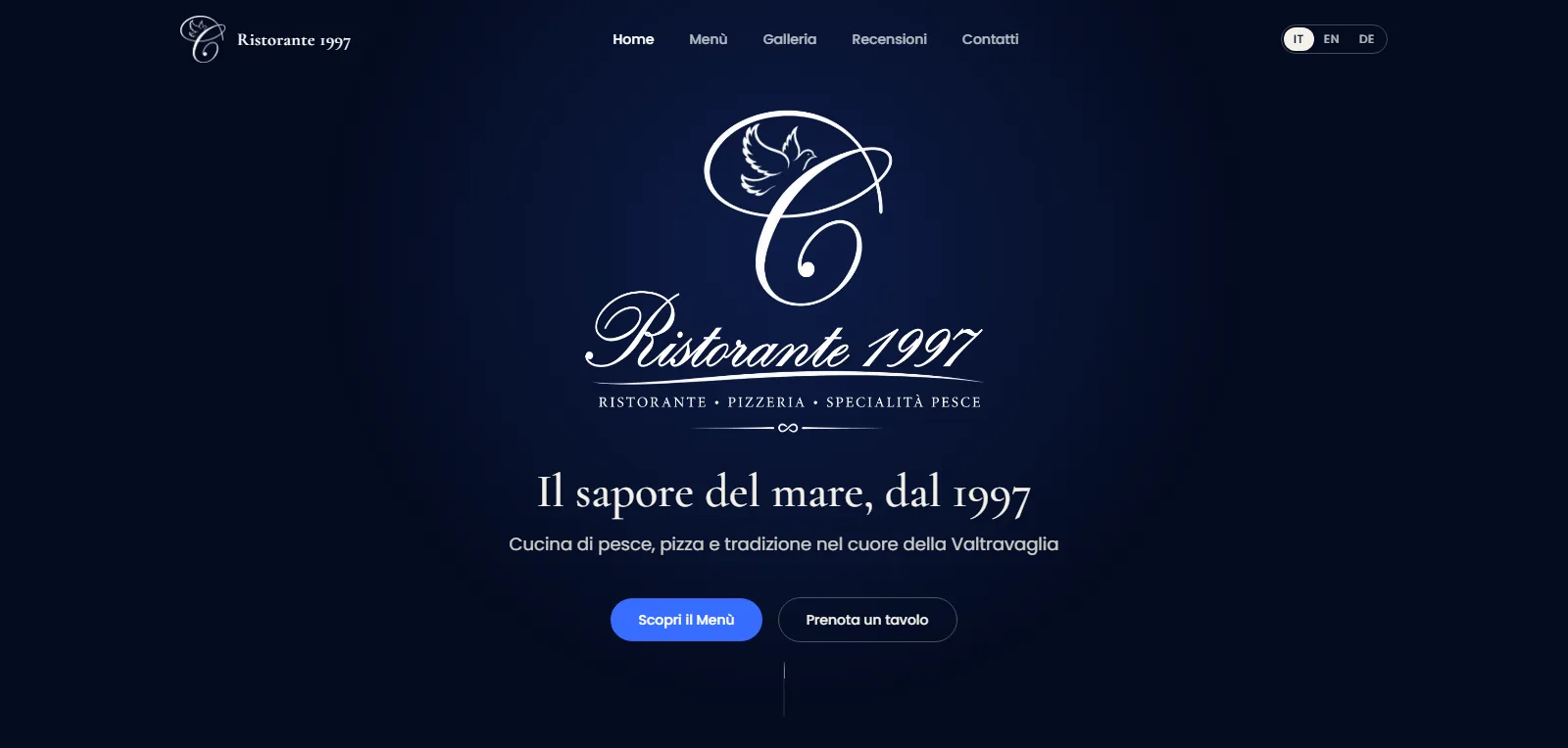Ristorante 1997 — sito web ufficiale